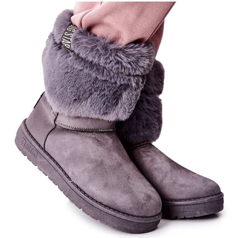 Ženske čizme za snijeg Big Star II274128 Siva