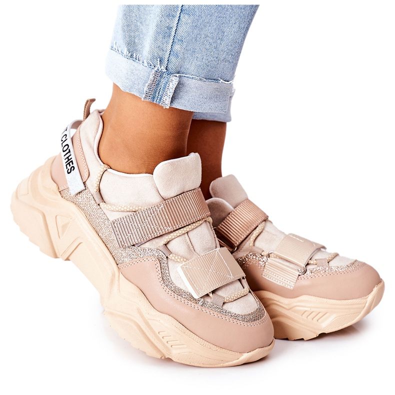 NAVY DOT Ženske sportske cipele Tenisice Bež Katerini