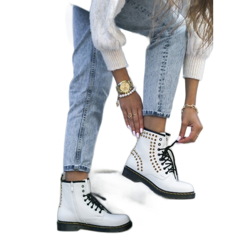 Bijele kune vrećaste vrećice bijela