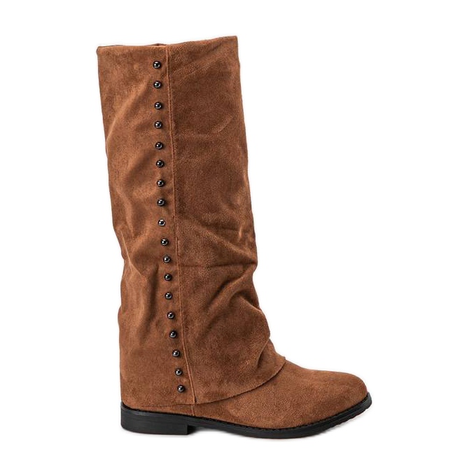 Deve čizme na klinnoj peti Colorado smeđa