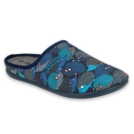 Befado ženske cipele 155D204 tamnoplava plava siva