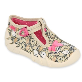 Befado dječje cipele 110P437 bež smeđa ružičasta