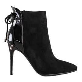 S. BARSKI Čizme na visoku petu S.BARSKI crna