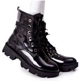 PG1 Ženske radne čizme Black Semope crna