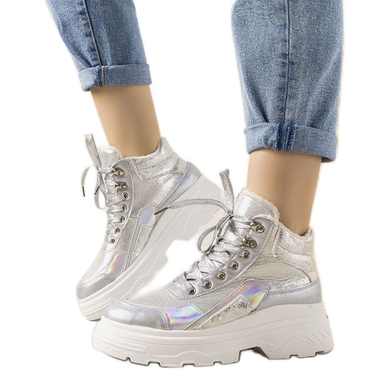 Doyon srebrne zimske tenisice srebro