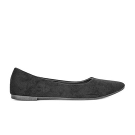 Crne balerinke s bademastim nosom Olivia crno