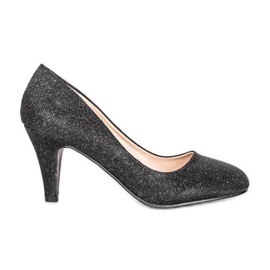 Crne pumpe na Daisy potpetici crna