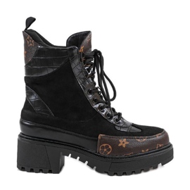 Crne vrećice sa smeđim umetcima smeđa crna