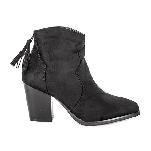 Crne kaubojske čizme na postu Abigail crno