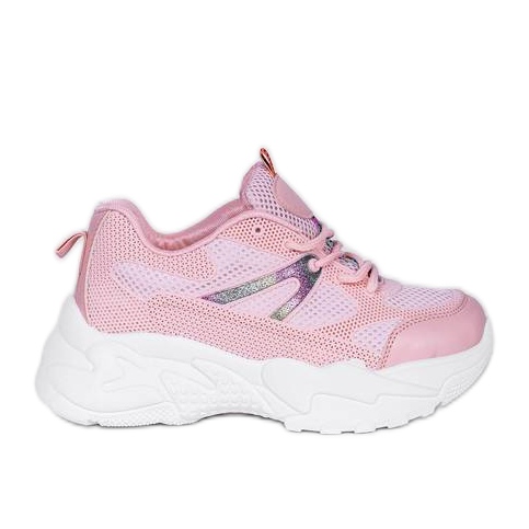 Ružičaste tenisice na debelim Aliceinim potplatima ružičasta