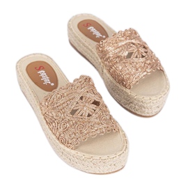 Ružičaste papuče na platformi Sudden Draft ružičasta