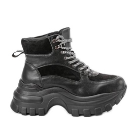 Crne tenisice na platformi Big City Girl crna