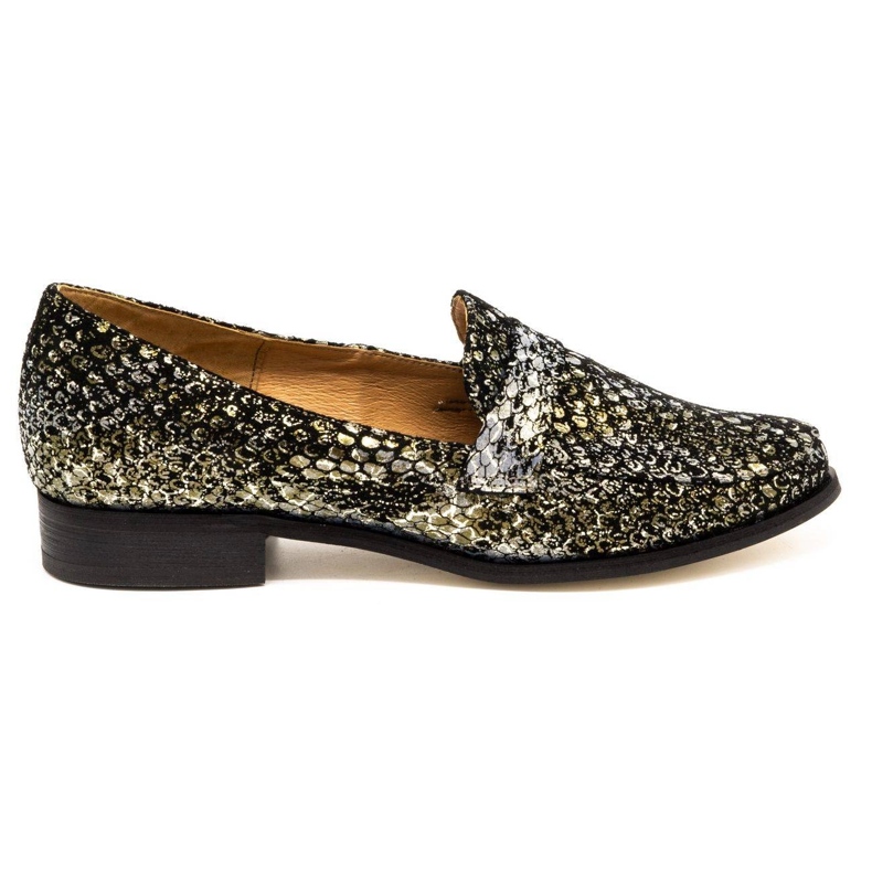 Olivier Ženski kožni gospodari s štiklama 2261 viper raznobojna