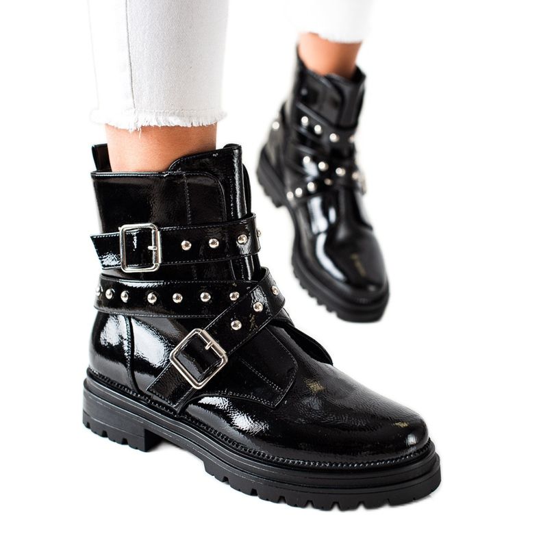 Bestelle Lakirani radnici s mlaznicama crno