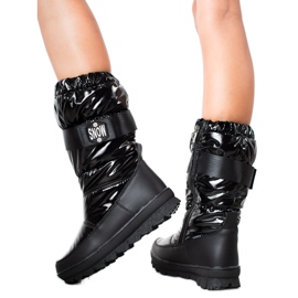 S. BARSKI Sjajne čizme za snijeg S.BARSKI crna