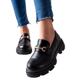 Diamantique Loaferi od eko kože crna