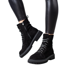 Goodin Suede Trapper Boots crna