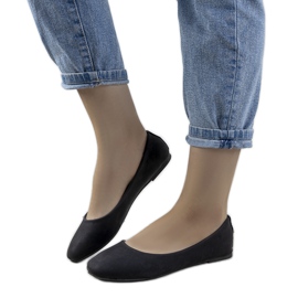 BM Ženske klasične balerinke Black Charpie crno