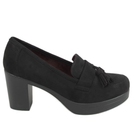 Crpke na stupu i platformi crne 8B817 Crne crna