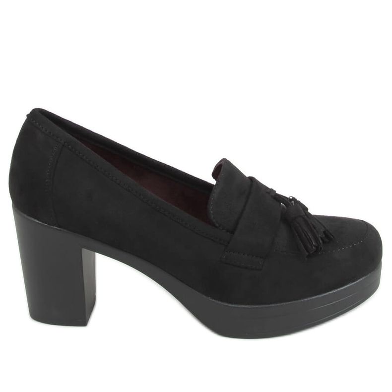 Crpke na stupu i platformi crne 8B817 Crne crno