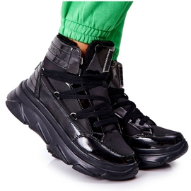 Tople čizme za snijeg Big Star II274311 Crne crna