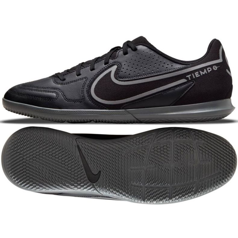 Nike Tiempo Legend 9 Club Ic M DA1189 004 nogometne cipele crno crno