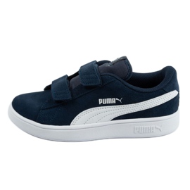 Puma Smash v2 Jr 365177 02 crna tamnoplava