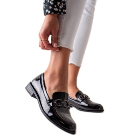 Goodin Lakirane mokasine crna