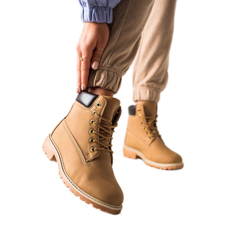 Diamantique Klasični smeđi hvatači smeđa žuta boja