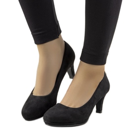 Crne Eiffelove pumpe na iglu crna