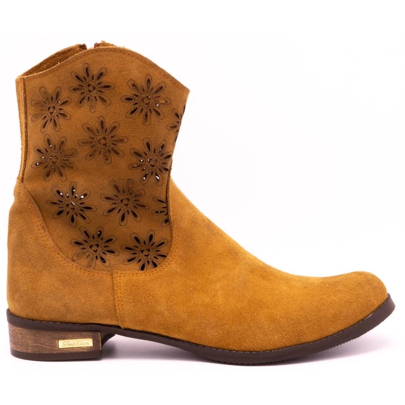 Olivier Udobne Janet crvene ažurne čizme naranča