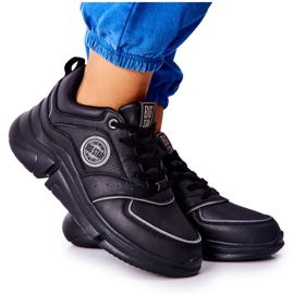 Sportske cipele na platformi Big Star II274313 u crnoj boji crna