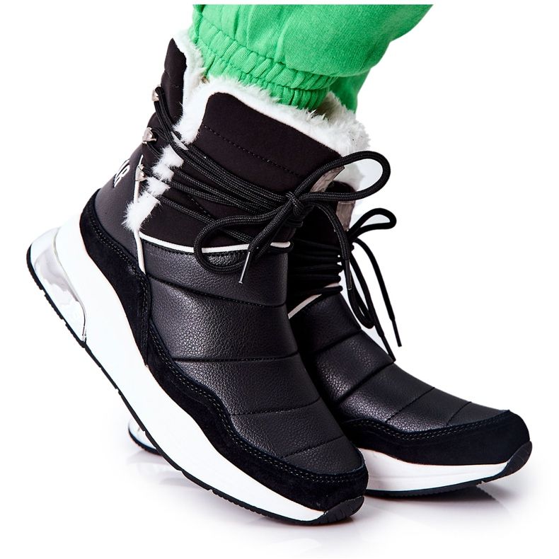 Čizmene čizme Big Star II274279 Crne crno