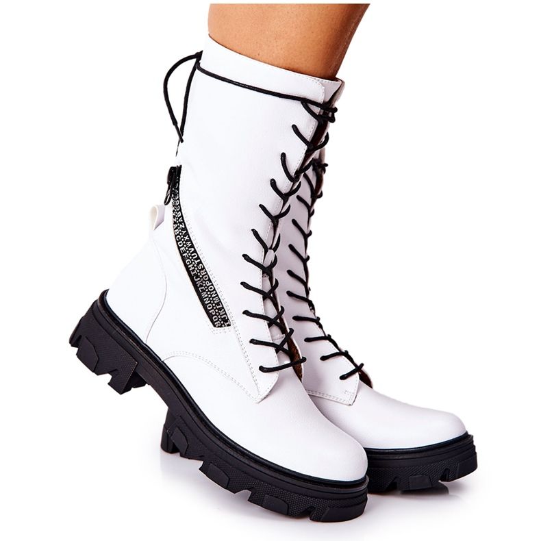 Glany čizme Sergio Leone TR747 bijele bijela