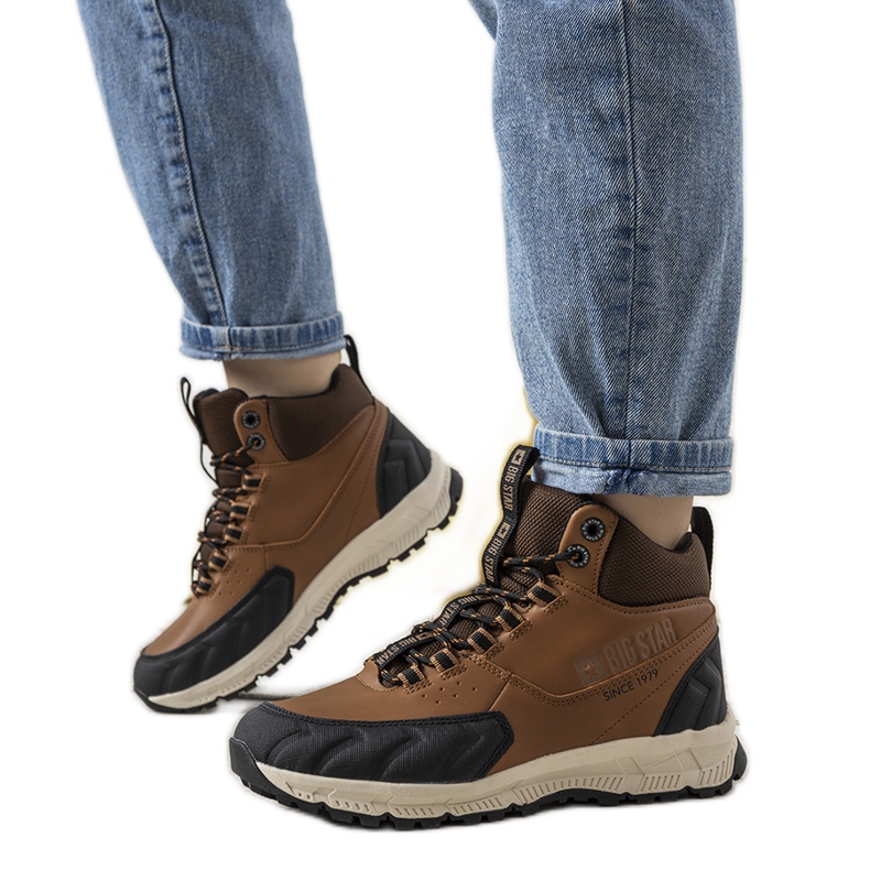 Smeđe treking cipele Big Star Ivanna smeđa