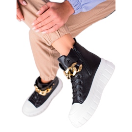 Seastar Visoke tenisice s lancem crna