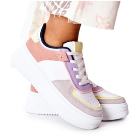 Sportske cipele Tenisice na platformi Bijela i žuta Freedom višebojan