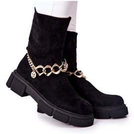 FB2 Radne čizme od antilopa Hellio crna