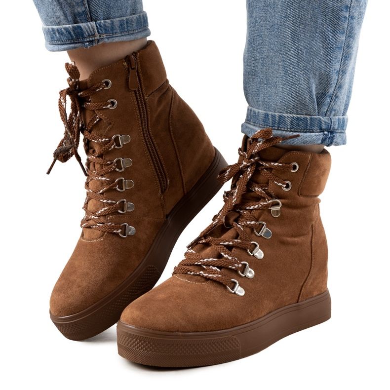 Carmona zimske tenisice od deve smeđa