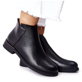 Ravne tople čizme Sergio Leone BT511 Crna