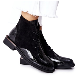 Topla čizme od antilopa Sergio Leone BT401 Crna