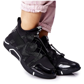 Vinceza Visoke sportske cipele Tenisice Black Lanez crna