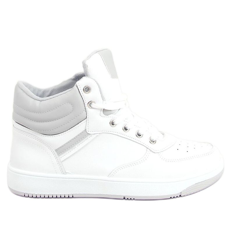 Emma BIJELE / SIVE visoke tenisice bijela