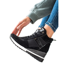 W. Potocki Tenisice na klin Potocki crna