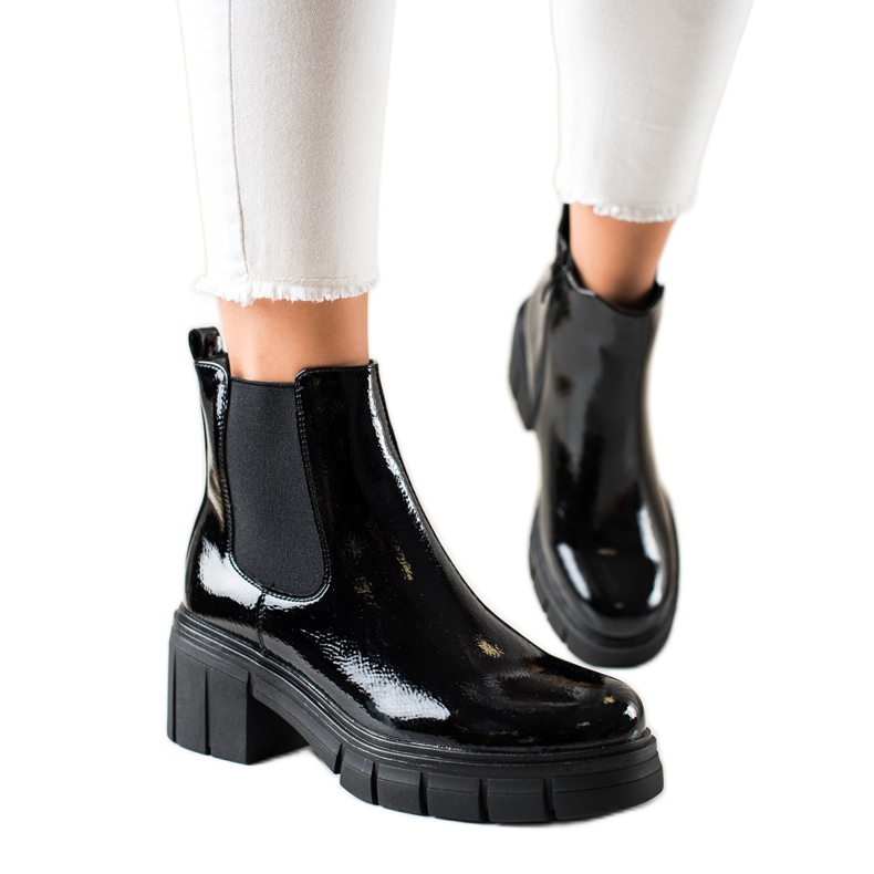 Filippo Lakirane modne čizme crno