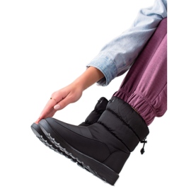 Ležerne čizme VINCEZA za snijeg crna