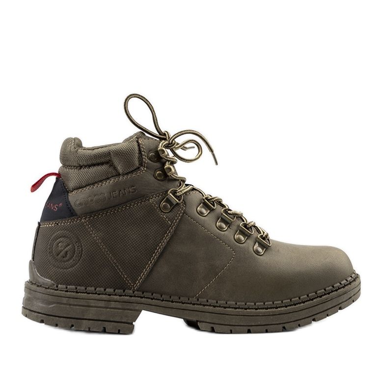 Cross Jeans Zelene muške cipele za križanje Jeans Chapa zelena