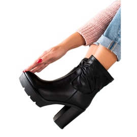 Lovery Visoke čizme na platformi crna