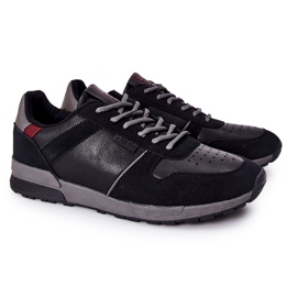 Muške sportske cipele Memory Foam Big Star Black II174084 crna