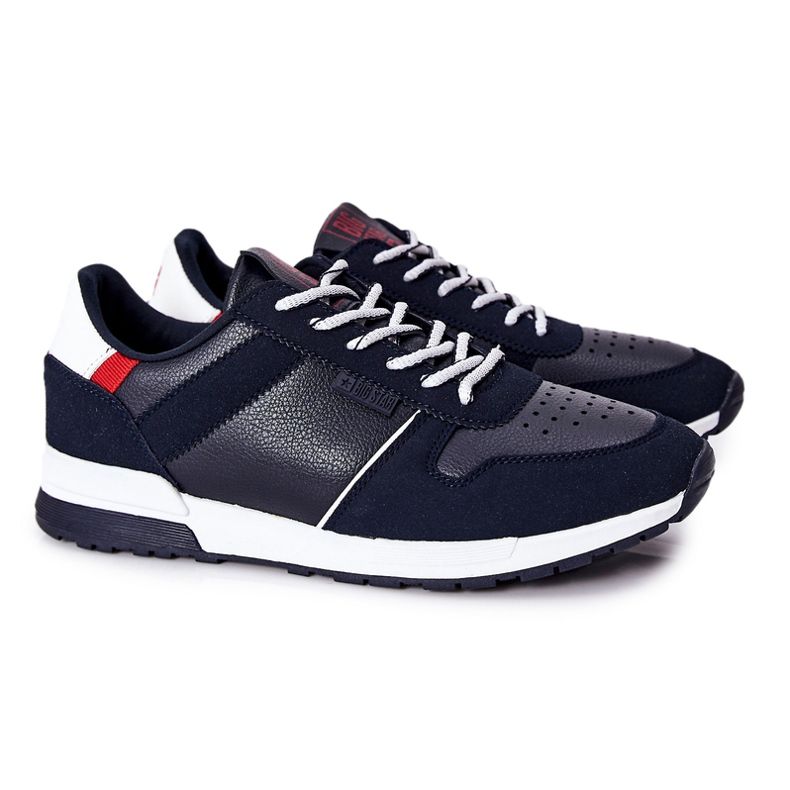 Muške sportske cipele Memory Foam Big Star Navy Blue II174083 plava
